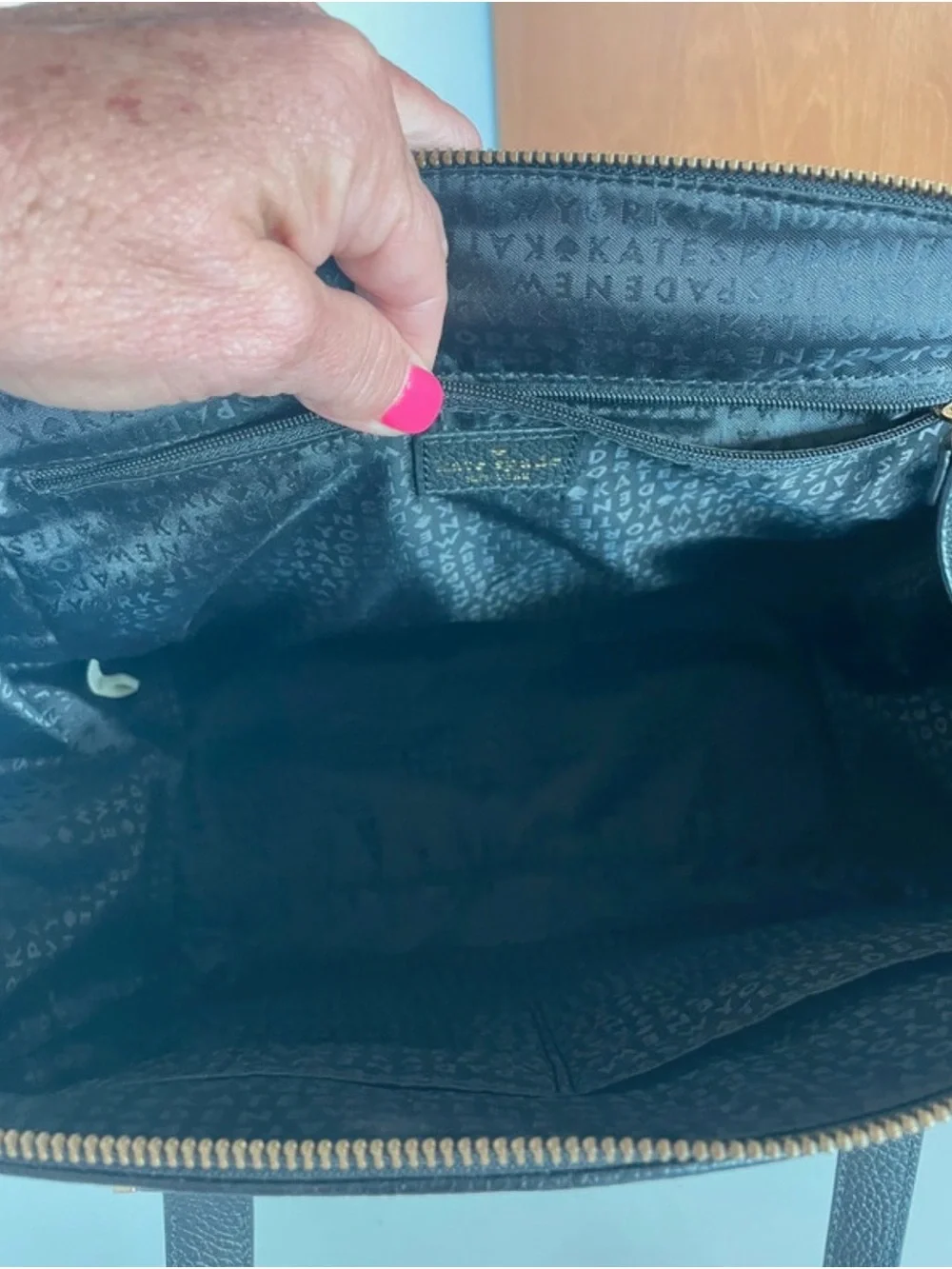 Kate Spade Lewis Drive Alanie tote bag with Suede Two-Tone Tote